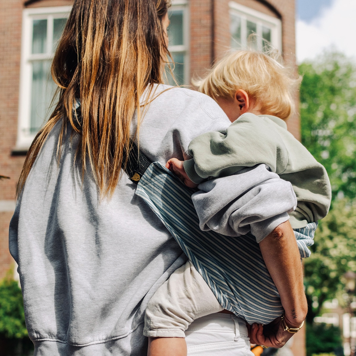 Porta-Bebés a Tiracolo Coleção Main Índigo-12