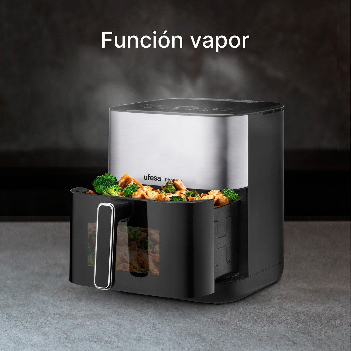 Freidora de aire Ufesa Phoenix con función vapor 7