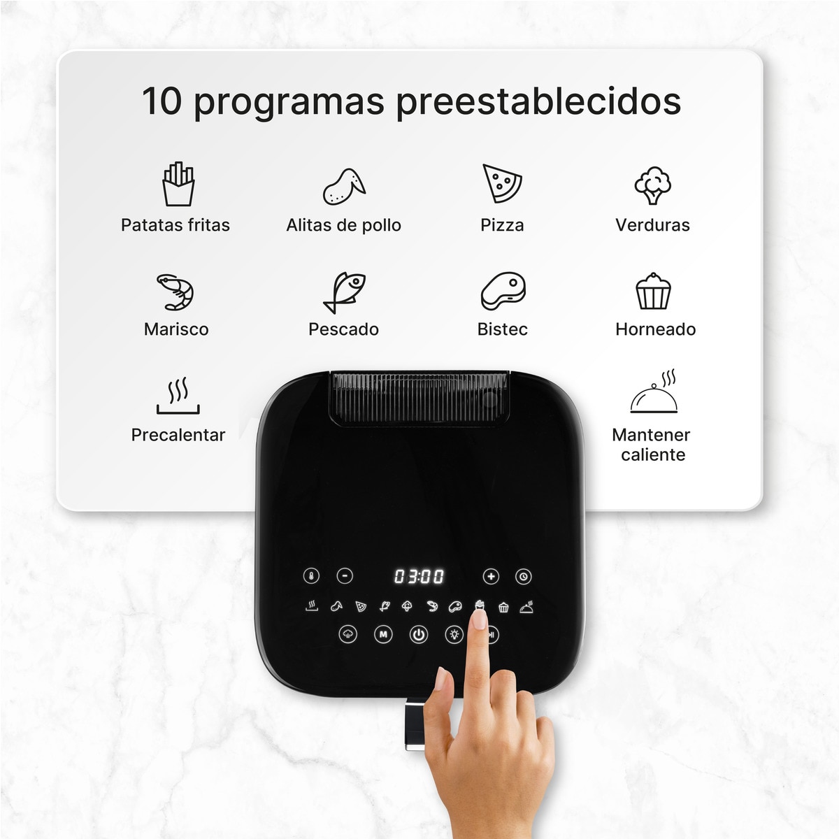 Freidora de aire Ufesa Phoenix con función vapor 4