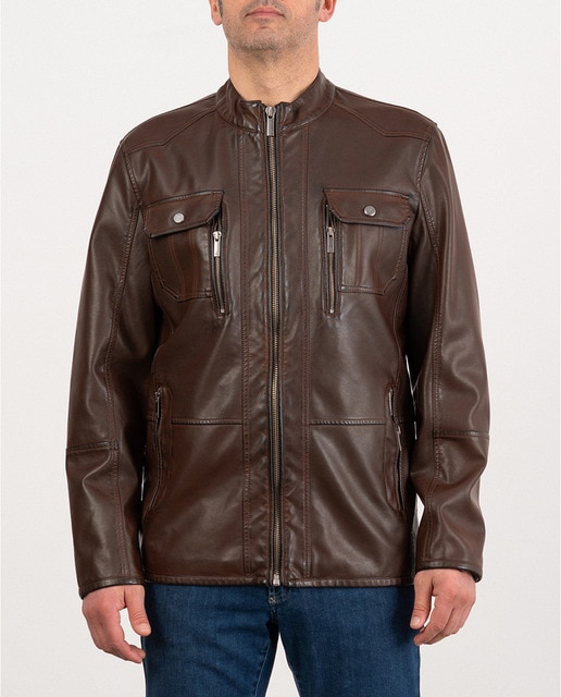 Imagen 0 de Middle pu bolsillo pecho