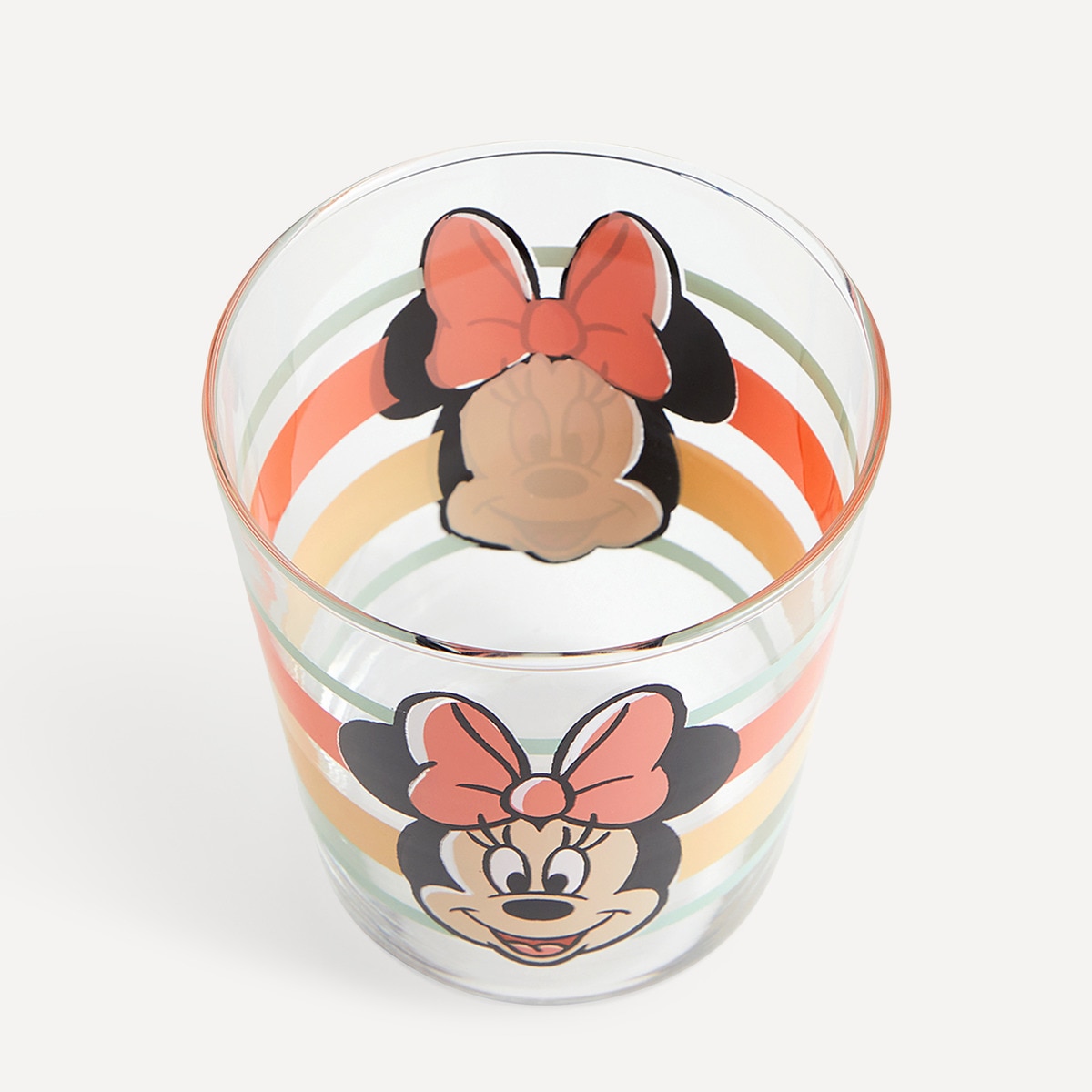 Copo Cozy Minnie em Vidro Transparente-2