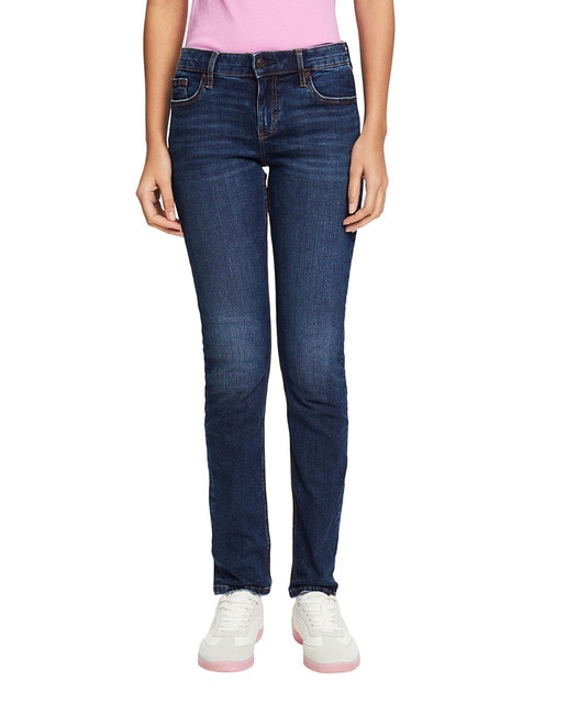 Imagen 0 de Vaqueros básicos de mujer slim fit 5 bolsillos