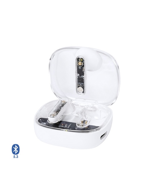 Imagen 0 de Auriculares TWS Webex, Bluetooth 5.3, con base de carga de 200mAh