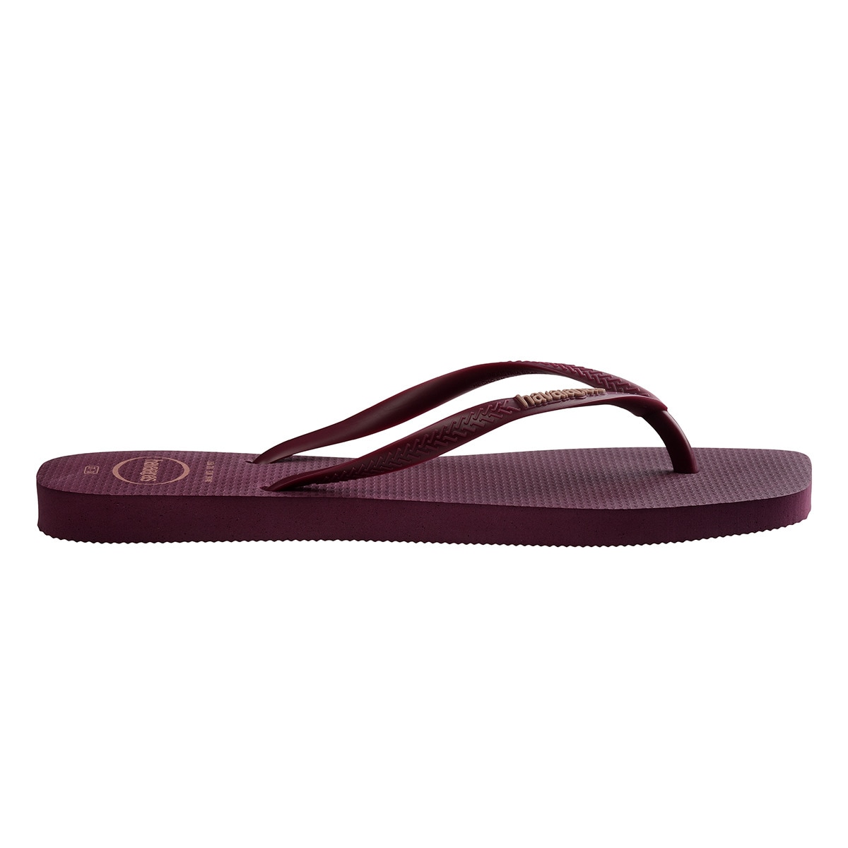 Chinelos de Banho de Mulher Square Logo Pop Up Roxo-4