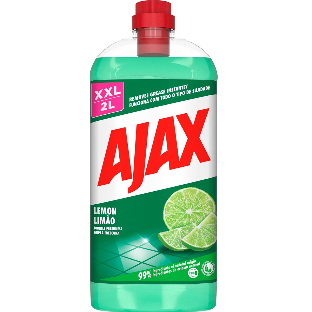 Detergente Lava Tudo Limão embalagem 2 L