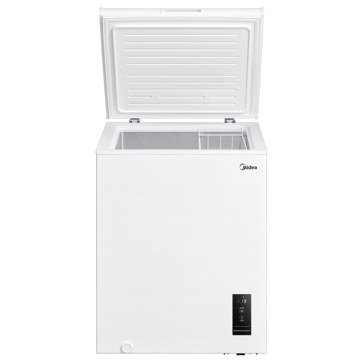 Arca Congeladora Horizontal Midea MDRC152FEE01 Controlo Eletrónico Exterior - Branco Branco-2