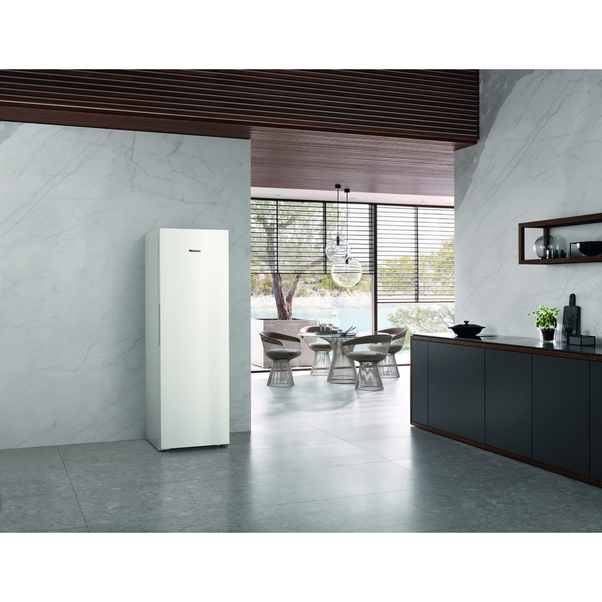 Frigorífico de 1 Porta Miele KS 4383 DD WS Daily Fresh, DynaCool e Side-by-Side e de 185,5 cm - Branco Branco-6
