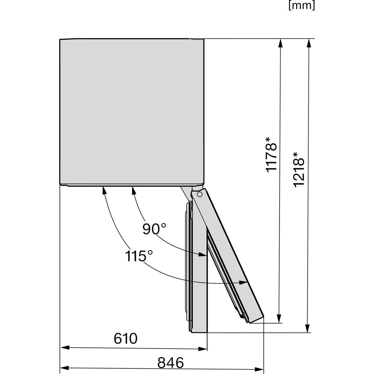 Frigorífico de 1 Porta Miele KS 4383 DD WS Daily Fresh, DynaCool e Side-by-Side e de 185,5 cm - Branco Branco-12