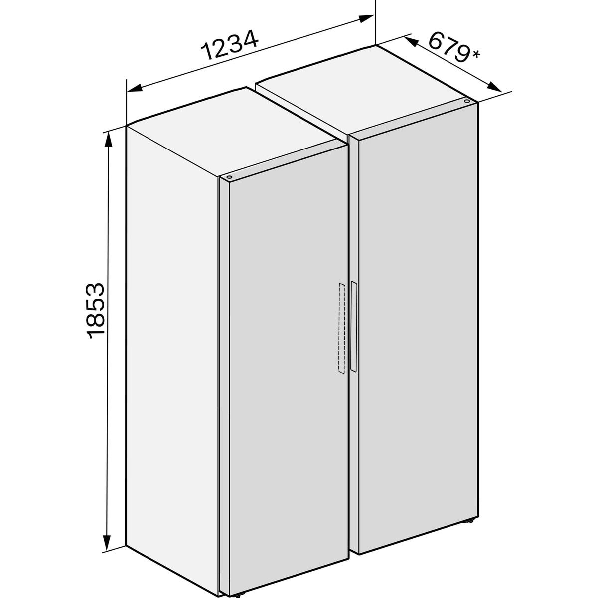 Frigorífico de 1 Porta Miele KS 4383 DD WS Daily Fresh, DynaCool e Side-by-Side e de 185,5 cm - Branco Branco-8