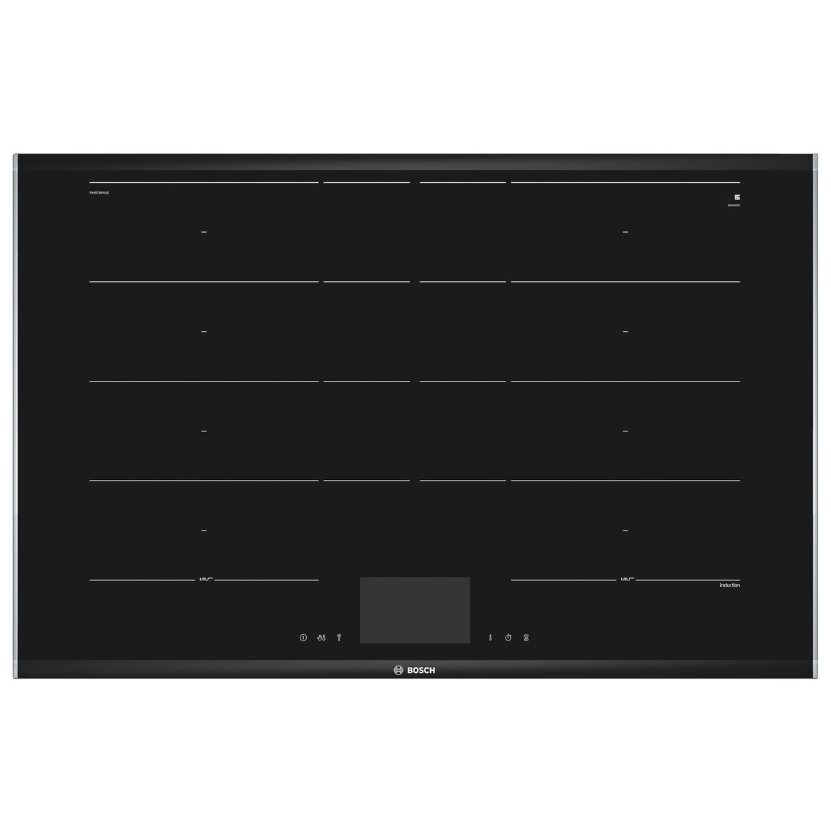 Placa inducción Bosch zonas dobles Flex MasterChef Serie 8- PXY875KW1E Negro-1