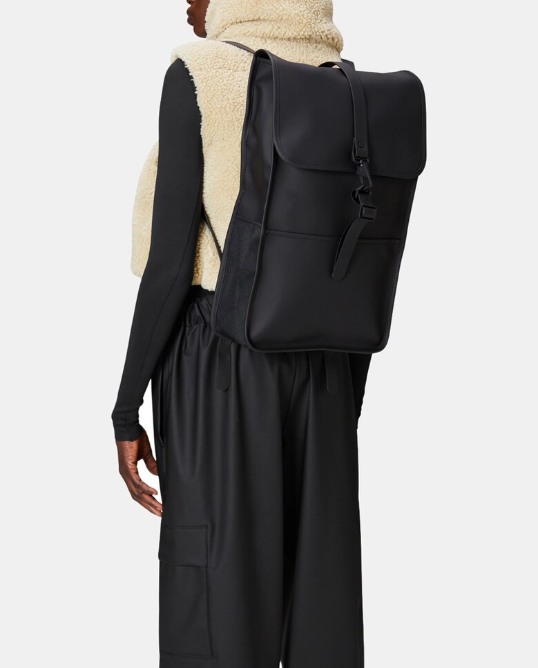 Mochila Grande Resistente à Água - Verde-Escuro Preto-5