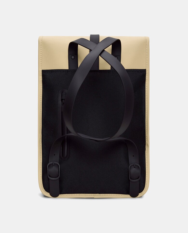 Mochila Média Mini Resistente à Água - Rosa Mate Bege-5