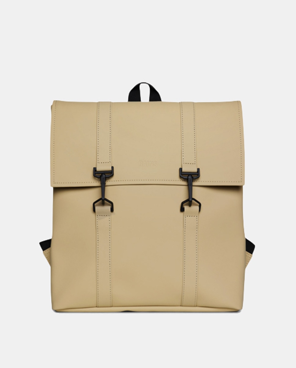 Mochila Média MSN com Compartimento para Portátil - Bege Bege-4