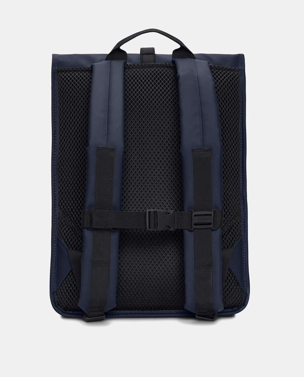 Mochila Grande Rolltop Rucksack Resistente à Água - Verde Militar Azul-marinho-8