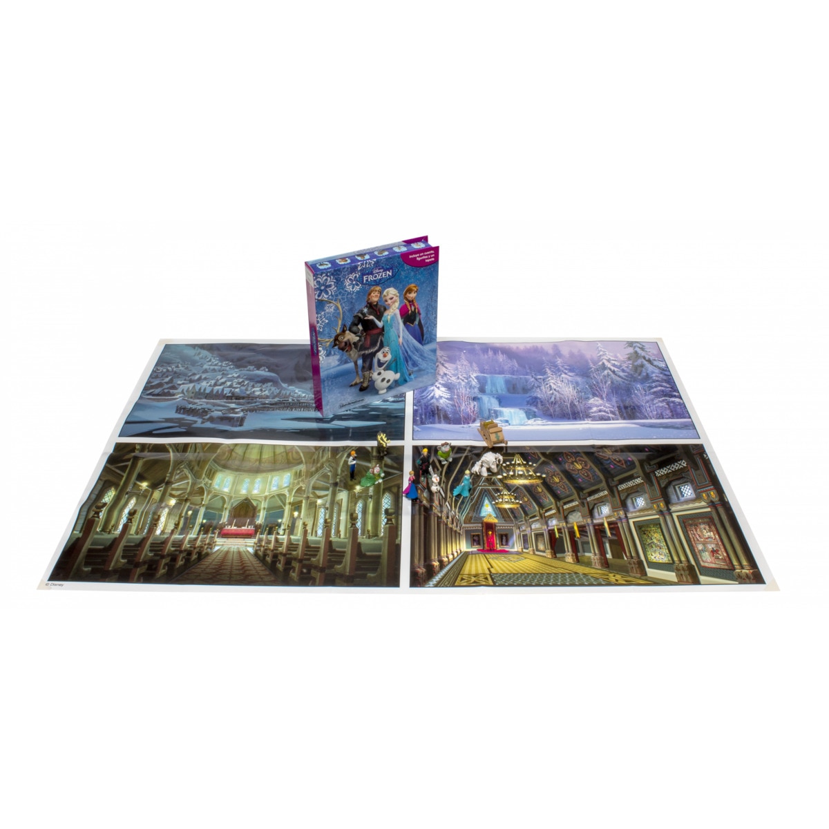 Frozen. Libroaventuras: Incluye un cuento, figuritas y un tapete 4