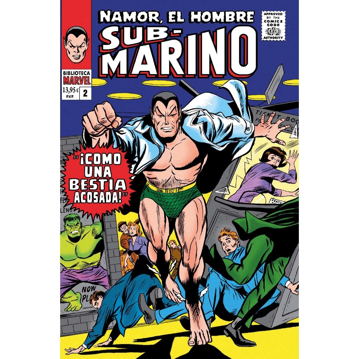 Biblioteca marvel namor, el hombre submarino 2. 1966-67: tales to astonish 80-87, tales of suspense (Capa mole) 1