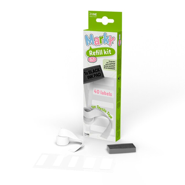Imagen 0 de Recambio de tinta + cinta + etiquetas Marky