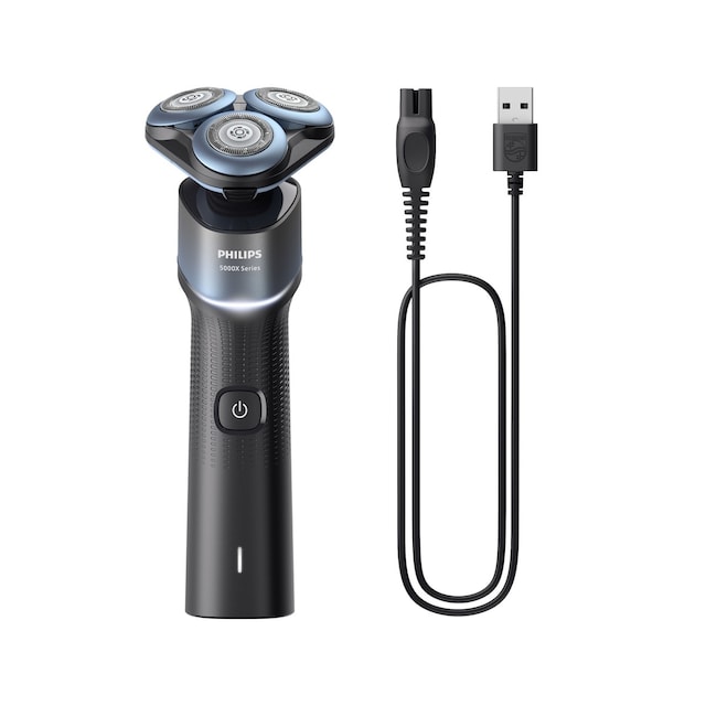 Imagen 0 de Afeitadora eléctrica Philips Serie 5000X, máquina de afeitar hombre en seco y mojado, 50 min autonomía, uso en seco y mojado