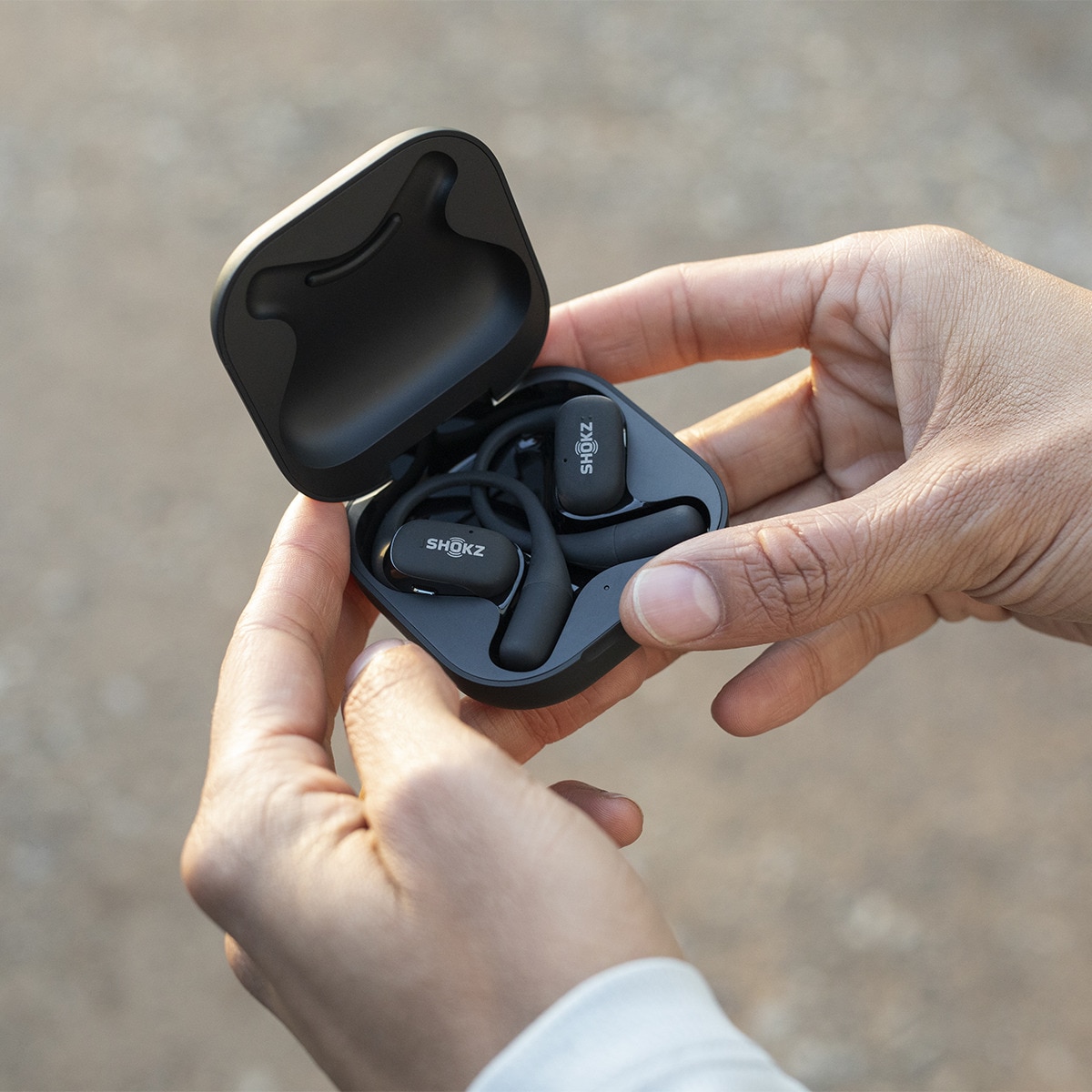 Auscultadores Desportivos True Wireless Open-Ear Premium Preto-7