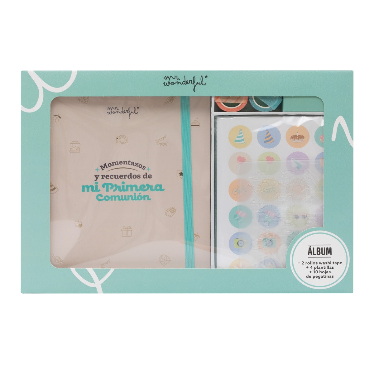 Kit de álbum de fotos scrapbooking Mr Wonderful: Momentazos y recuerdos de mi Primera Comunión 6