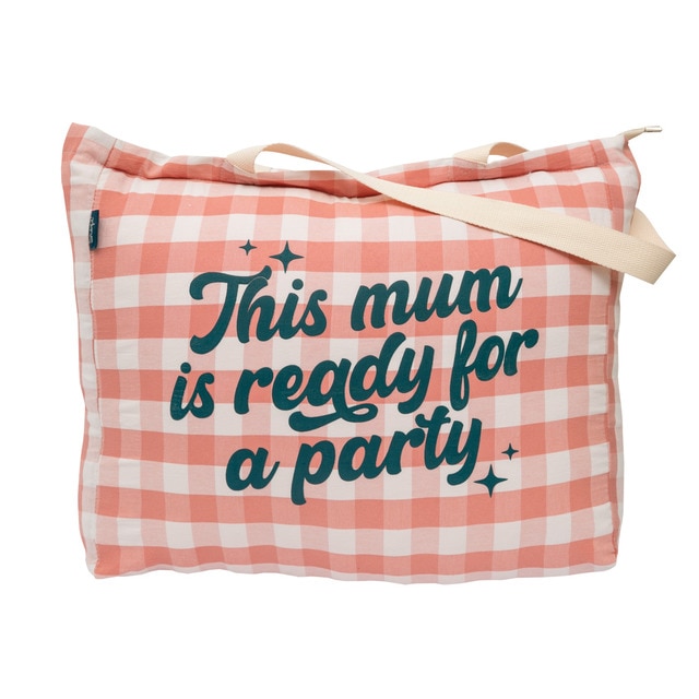 Imagen 0 de Bolsa de tela tote bag Mr Wonderful: This mum is ready for a party.