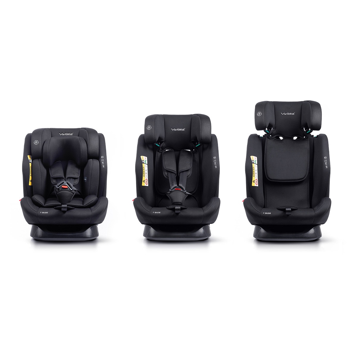 Silla de coche Sri I-Size Eder Ibelt (40-150cm) Negro-10