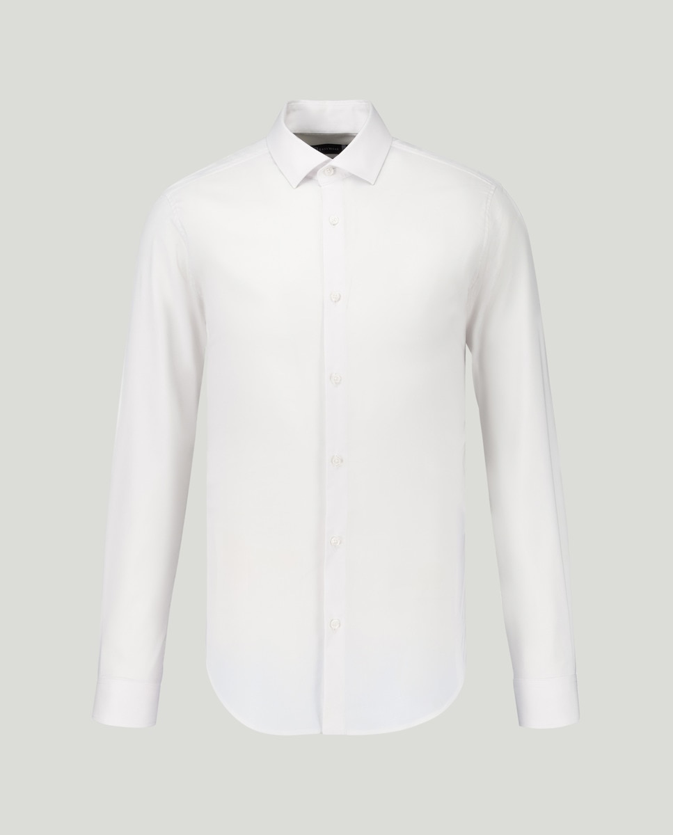 Camisa Super Elástica com Estrutura Branco-4