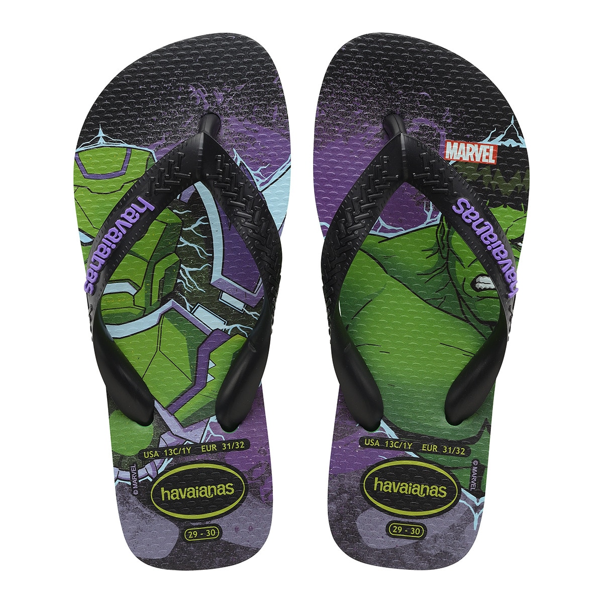 Chinelos de Banho de Criança Kids Top Marvel II Verde-1
