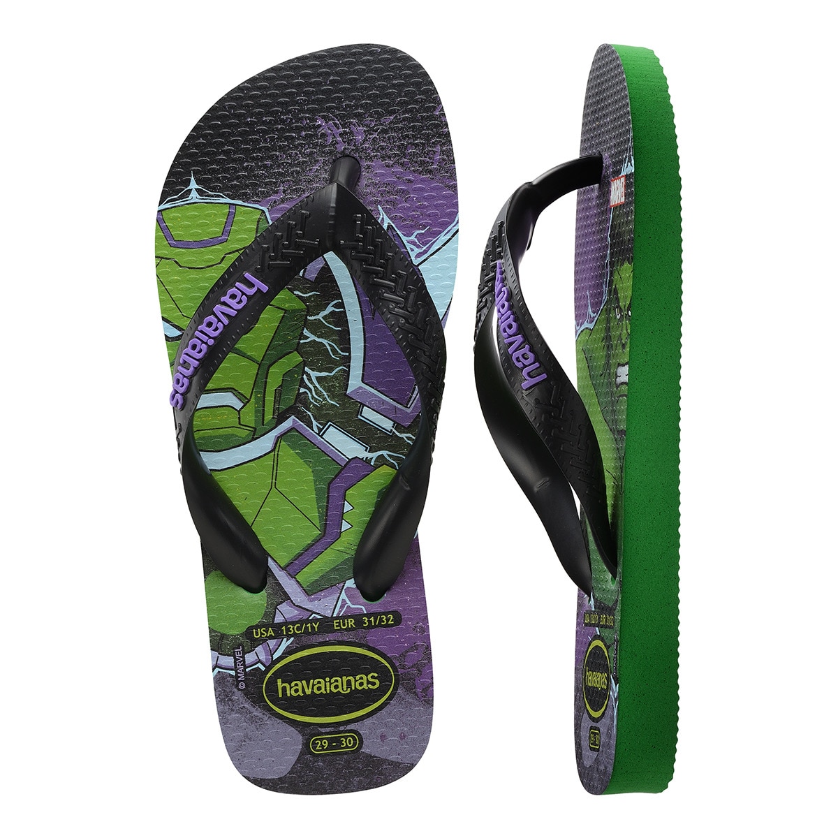 Chinelos de Banho de Criança Kids Top Marvel II Verde-2