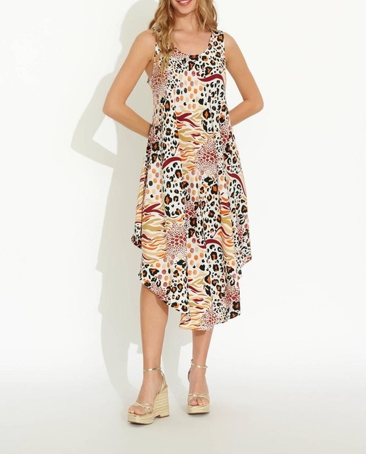 Imagen 0 de Vestido beige