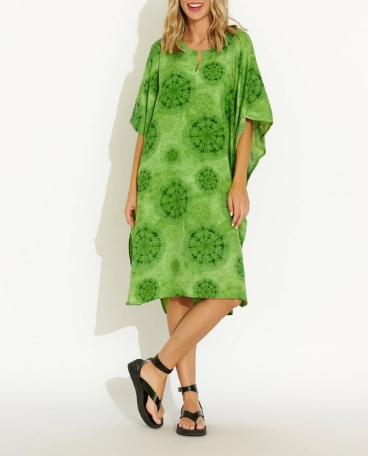 Imagen 0 de Pareo kaftan corto verde