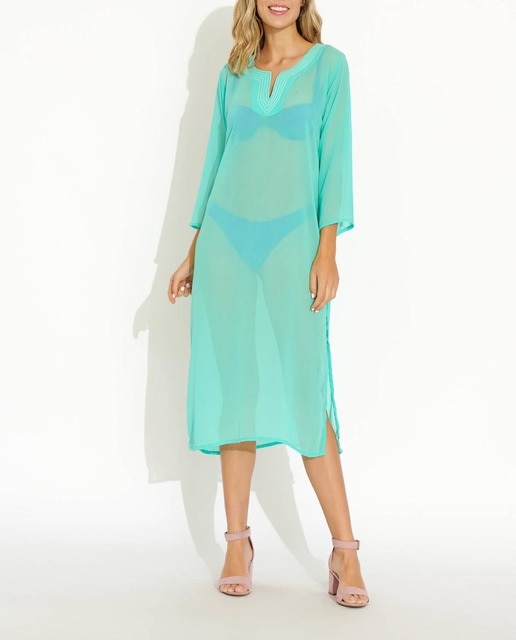 Imagen 0 de Kurta largo turquesa