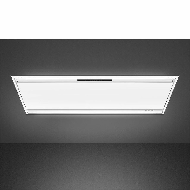 Imagem 0 de Exaustor de Teto Encastrável Smeg Universal KLT12L4WH de 3 Velocidades + Intensiva e de 120 cm - Branco Mate