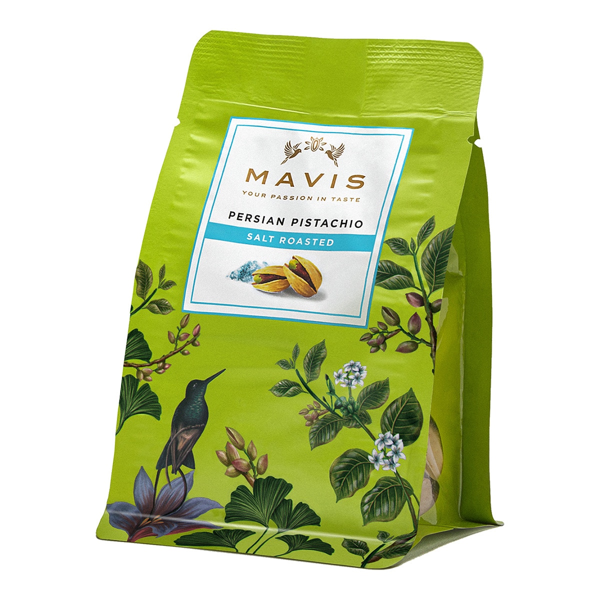 Pistacho iraní tostado a la sal marina Mavis 1