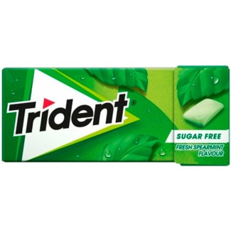 Pastilhas Fresch sabor Spearmint sem Açúcar embalagem 14,5 g - Trident