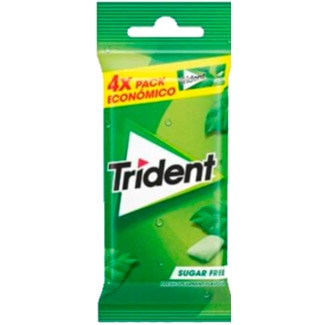 Pastilhas Fresch Spearmint sem Açúcar Pack 4 unidades embalagem 14,5 g - Trident