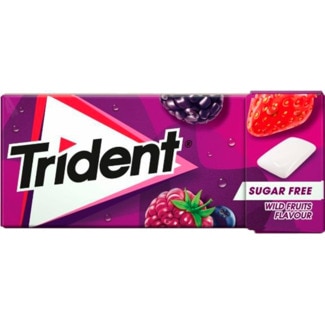 Pastilhas Fruit sabor Frutos Silvestres sem Açúcar embalagem 14,5 g - Trident