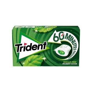 Pastilhas 60 minutos Freshnees Spearmint sabor Menta embalagem 22 g - Trident