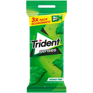 Pastilhas Senses Spearmint Pack 3 unidades embalagem 23 g - Trident