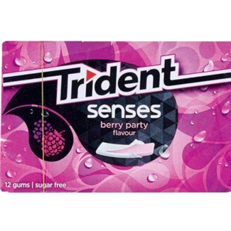 Pastilhas Senses Berry Party sem Açúcar embalagem 23 g - Trident