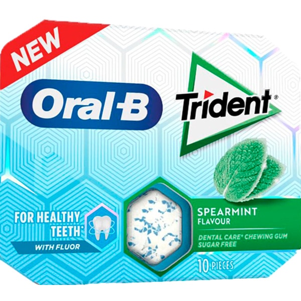 Pastilhas Oral B sabor Spearmint sem Açúcar 10 unidades embalagem 17 g