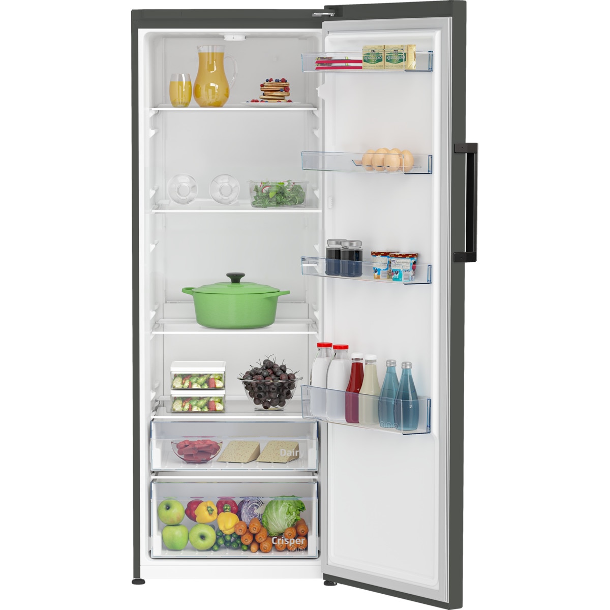 Frigorífico 1 puerta Beko Sistema Cíclico - RSSE415M41GN Inox-3