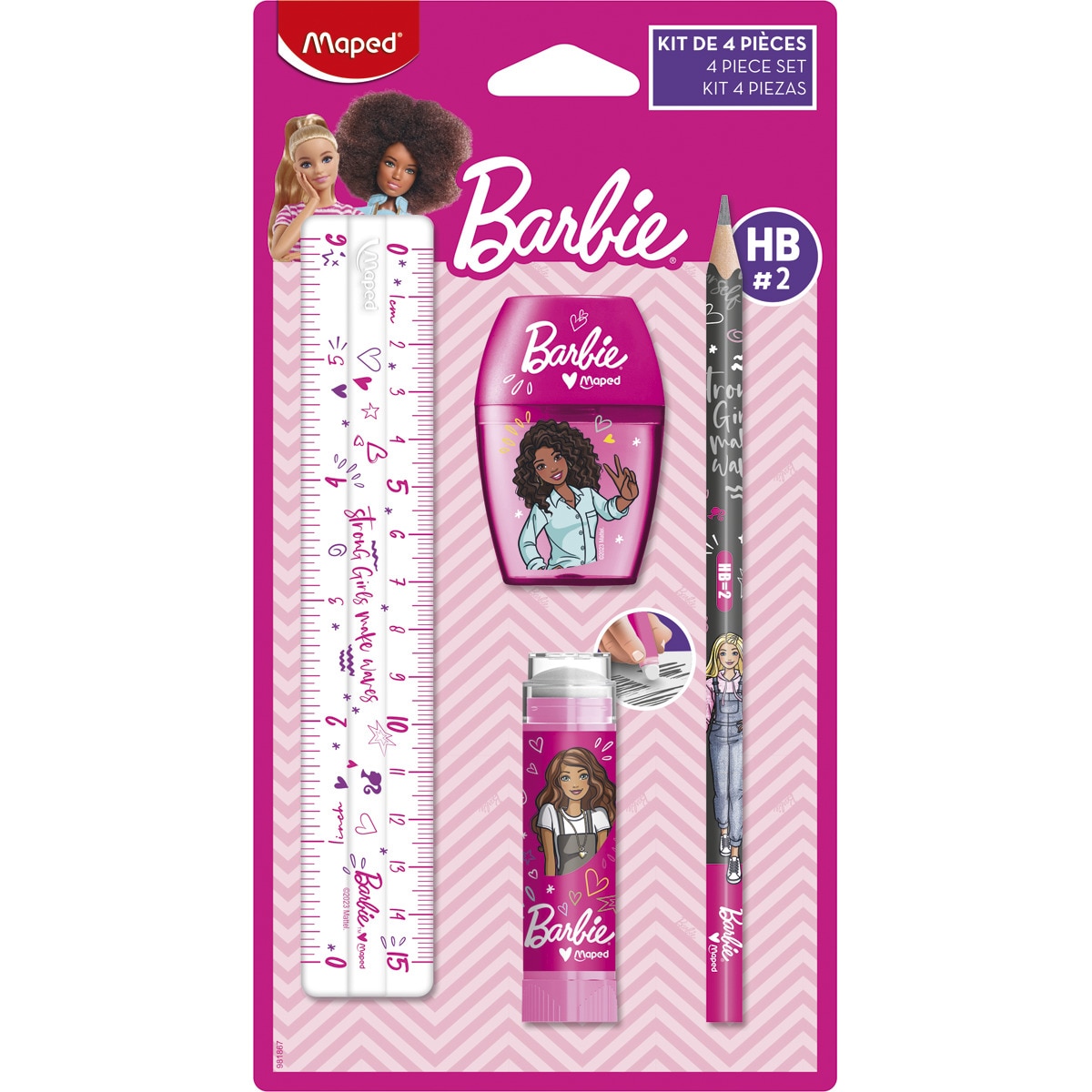 Imagen 0 de Mini Set papelería BARBIE MAPED