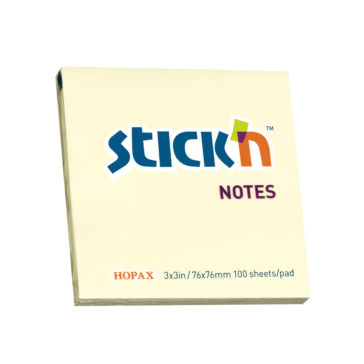 Imagem 0 de Notas adesivas Stick'n 76x76mm cor amarela.
