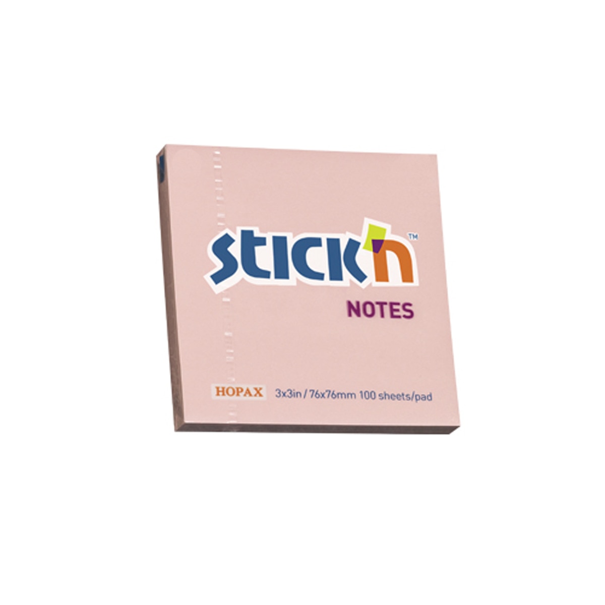 Imagem 0 de Notas adesivas Stick'n 76x76mm Stick'n cor-de-rosa pastel
