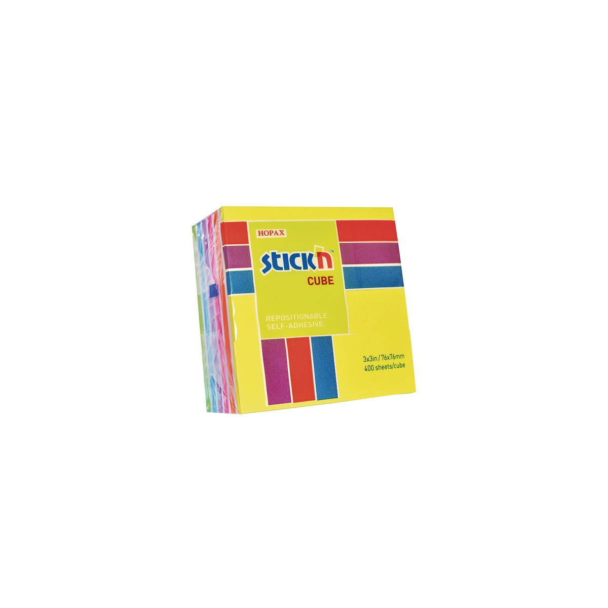 Cubo de Notas Adesivas 76x76mm- Multicolor Multicolor-1