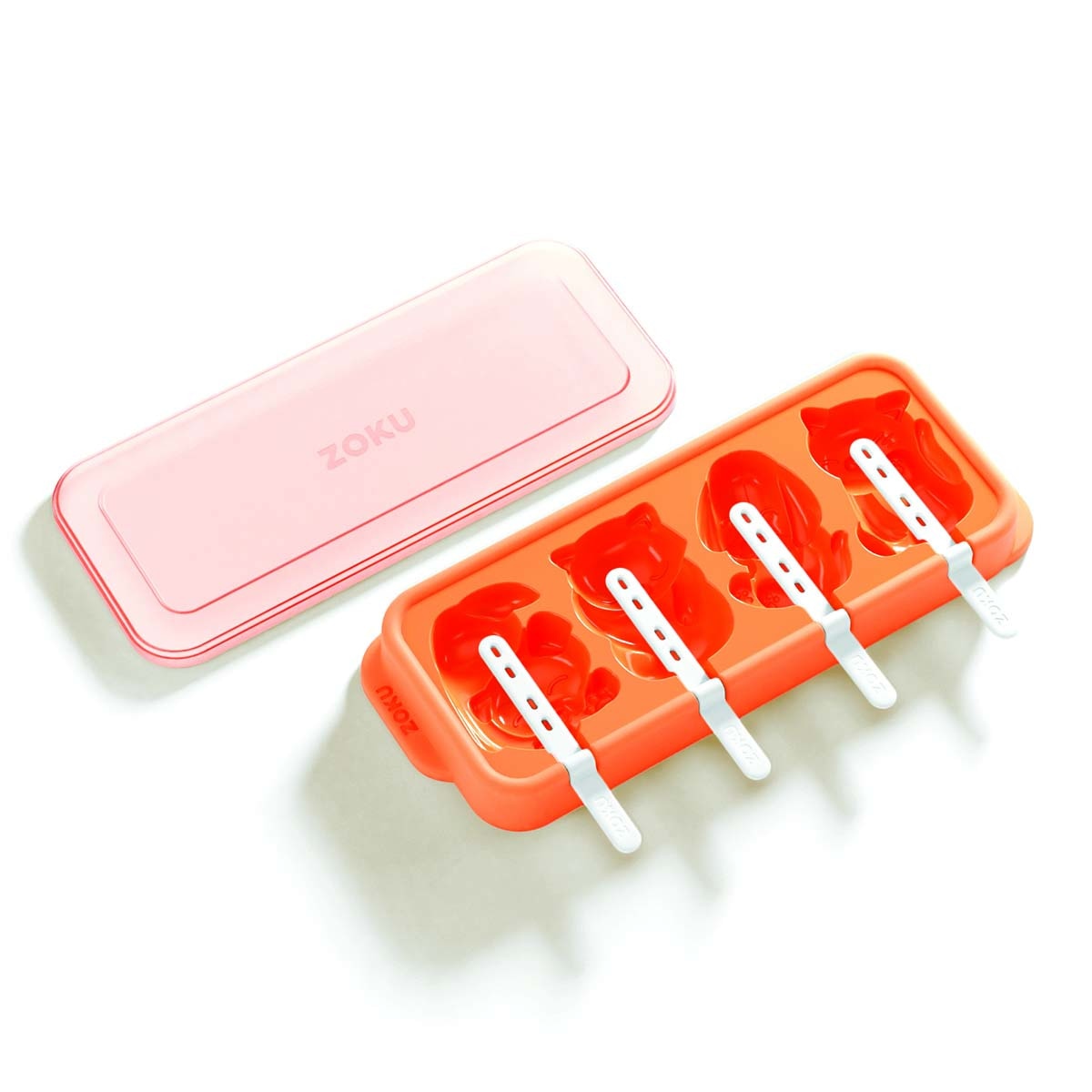 Conjunto de 4 Formas de Gelado Cães e Gatos 2