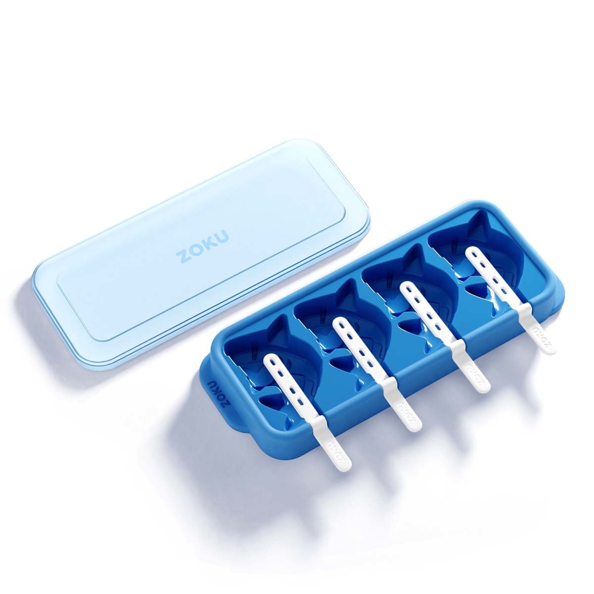 Set de 4 moldes de helado Tiburones Zoku 2