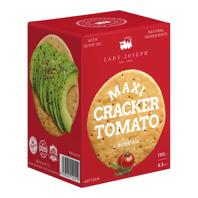 Imagen 0 de Maxi crackers artesanos con tomate Lady Joseph