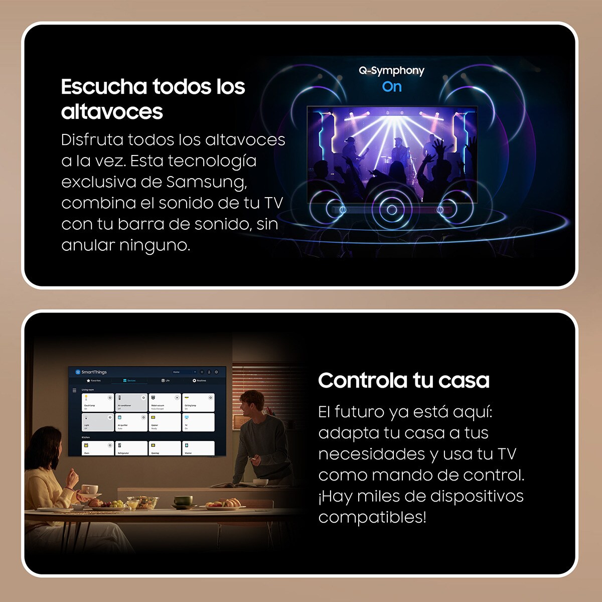 TV LED 139 cm (55") Samsung TU55DU7105KXXC 4K Procesador Crystal UHD Smart TV Negro-4